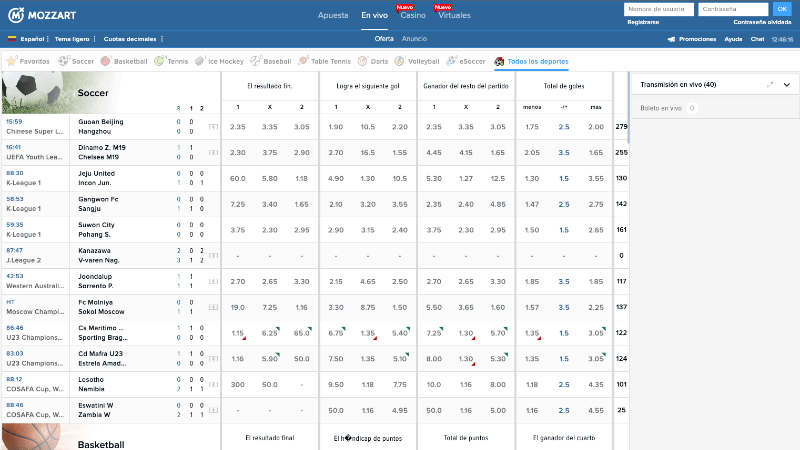 Mozzart bet apuestas deportivas