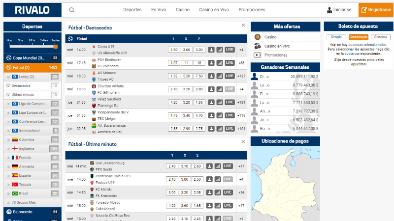 Rivalo apuestas deportivas