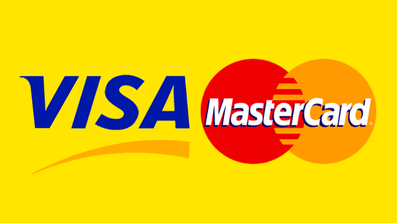 Tarjetas de crédito Visa / Mastercard