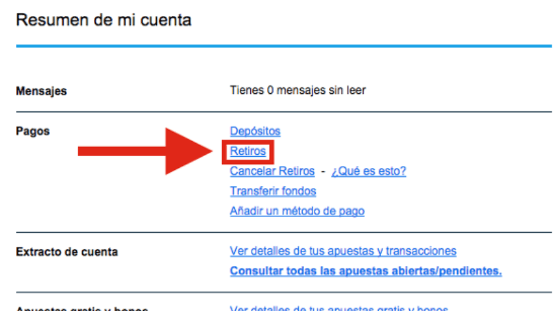 retiro transferencia bancaria
