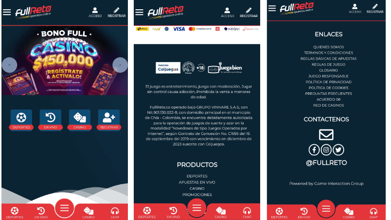 FullReto app