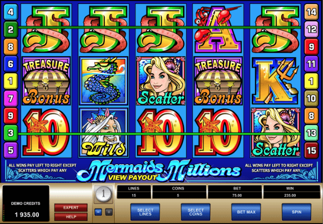 Microgaming: Mermaids Millions