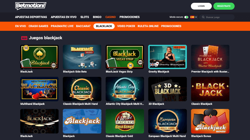 Betmotion casino: blackjack